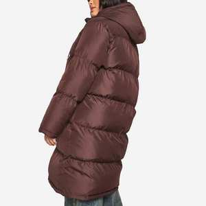 Fabricante OEM personalizado invierno mujer Puffer abrigo largo de alta calidad de peso ligero Chaqueta larga Puffer chaqueta Mujer - Product Image 2