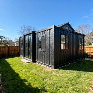 Maisons modulaires préfabriquées extensibles en acier soudé, résistantes aux ouragans, pour les îles côtières, fabriquées en usine - Product Image 1