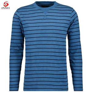 T-shirt de gymnastique athlétique en coton blanc personnalisé pour hommes vêtements de fitness à manches longues avec coupe musculaire chemise décontractée à manches longues - Product Image 5