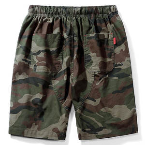 Shorts de jogging décontractés en toile 100 % coton avec poches, taille mi-haute, cordon de serrage et bas retroussés, séchage rapide, imprimé dessin animé personnalisé, vente en gros - Product Image 2