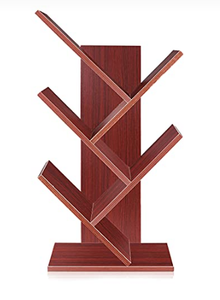 AK黄铜手工设计木地板/椴木颜色壁架，方形三层实用壁架，用于家居装饰/酒店房间 - Product Image 5