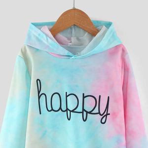 Sudadera de algodón 100% de alta calidad para mujer, ropa de calle de otoño, longitud corta, con capucha, transpirable, estampado personalizado en la parte delantera - Product Image 2