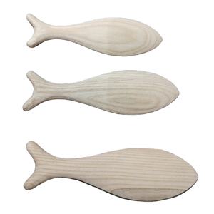 High Quality Wooden Fish for <b>Painting</b> for <b>Kids</b> Creative Toys for <b>Kids</b> Wooden Fish Wall Hanging Decoration DIY Craft - Product Image 1