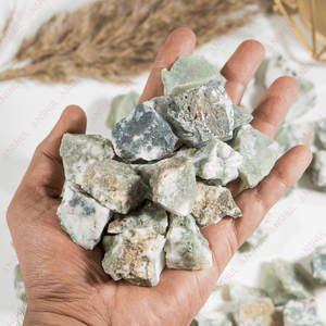 Wholesale Healing <b>Tree</b> Agate 1 Kg Raw Rock Rough Natural Healing <b>Crystal</b> Chunks Irregular Shape for Decoration Meditation - Product Image 2