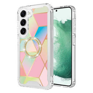 เคส Samsung Galaxy S24 FE พรีเมียม ดีไซน์ IMD พร้อมขาตั้งวงแหวน # 4 - Product Image 1