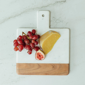 Planche à découper en marbre pour la maison, les restaurants et les hôtels, planche à découper en bois d'acacia naturel de haute qualité et créative - Product Image 4