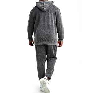 ชุดวอร์มสำหรับทุกเพศสำหรับฤดูหนาวผ้าฟลีซผ้าฝ้าย100% ออกแบบโลโก้ได้ตามที่ต้องการ - Product Image 2