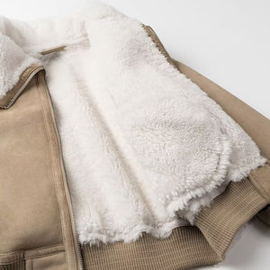 Chaqueta Vintage informal con cuello vuelto transpirable a prueba de viento respetuosa con el medio ambiente para mujer de invierno - Product Image 4