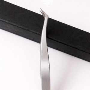 Pinzas Plateadas para Extensión de Pestañas, Acero Inoxidable, Precisión, Volumen, Aislamiento, Herramienta para Pestañas con Caja, Empaque OEM al por Mayor - Product Image 2