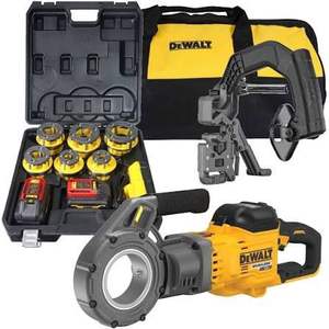 Kit de Roscadora de Tubos Inalámbrica FLEXVOLT 60V MAX con Cabezales de Roscado - DIY Industrial OEM - Product Image 5