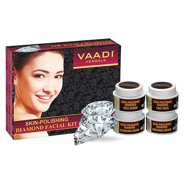 Vaadi Herbals Skin-Pulido Diamond Kit facial para todo tipo de piel 70 GM