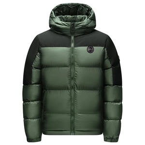 Chaqueta acolchada personalizada de alta calidad para hombre, chaqueta acolchada transpirable para otoño e invierno, chaqueta acolchada impermeable de peso pesado para hombre - Product Image 1