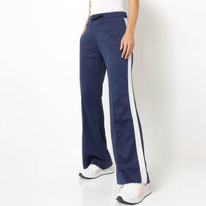 Pantalones acampanados de primera calidad para mujer, cintura elástica personalizada hecha de tela de algodón, estilo informal de cintura media - Product Image 1