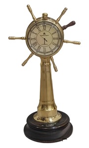 Handmade Brass Nautical Telegraph for Vintage Ship Bridge and Coastal Style Home Decor - Product Image 3