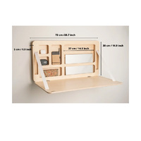 Bureau mural minimaliste Murphy Bureau flottant
