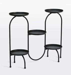 Portavelas de alambre de Metal, centro de mesa elegante, acento elegante para comedor, sala de estar, portavelas, tarros - Product Image 5