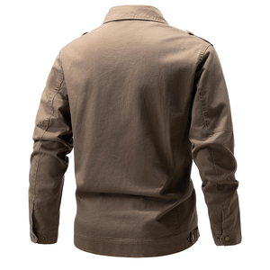2025 Wholesale Customized 100% Cotton Breathable Long Sleeves <b>Canvas</b> Men's <b>Jackets</b> Man <b>Jackets</b> <b>Jacket</b> for man - Product Image 2