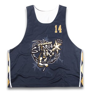 Professional Men's Sublimation Reversible Lacrosse Pinny Lacrosse Uniforms Printed lacrosse Jersey - Product Image 4