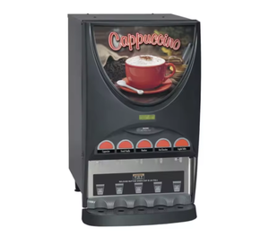 IMIX-5 Cappuccino/Espresso <b>Machine</b>-Outdoor & Hotel Use Stainless Steel 1800W 5-Hoppers 120V Ready to Ship - Product Image 1