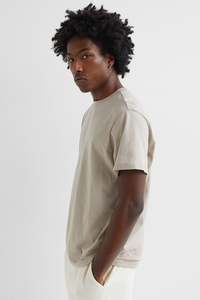 T-Shirts blancs en coton à anneaux Super doux personnalisés - Product Image 6