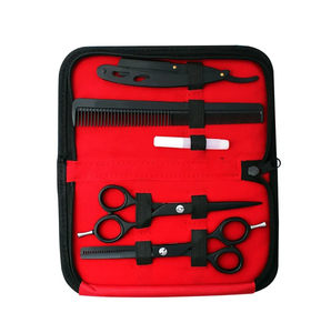 Hair Clipper <b>Set</b> Professional Custom Scissor Finish <b>Barber</b> Scissor Best <b>Barber</b> Hairdressing Scissors Sharp Tip Best Beauty Tool - Product Image 4