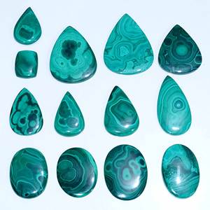 Malachite super naturelle pierre précieuse en vrac gros Malachite Cabochon pierre précieuse belle pierre précieuse pour la fabrication de bijoux - Product Image 2