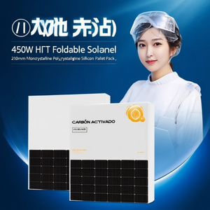 Panneau solaire pliable HJT 450W 210mm en silicium monocristallin et polycristallin, emballage sur palette - Product Image 2