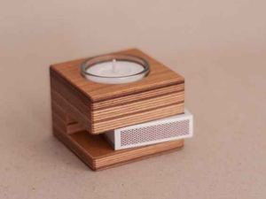 Modern Minimalist Wooden <b>Candle</b> Holder Stand Sets Simple & Stylish Design for Home Decoration - Product Image 6