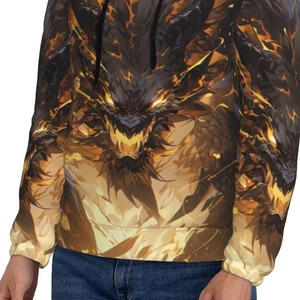 Wholesale Custom Plus Size Winter Pullover Hoodies Men High Quality Breathable Eco-Friendly Fleece Polyester/Cotton Sublimated - Product Image 6