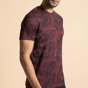 Nueva llegada Camiseta de lavado ácido de color Camiseta duradera de buena calidad Camiseta hecha de poliéster de nuevo diseño - Product Image 2