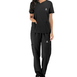 Ensembles d'uniformes médicaux mandarins sur mesure pour femmes Uniforme d'infirmière Oem de style classique pour filles Uniforme d'hôpital de beauté - Product Image 1
