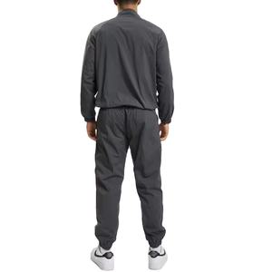 Ensemble de survêtements de jogging en nylon coupe-vent noir avec logo personnalisé brodé – Tenue décontractée 2026 - Product Image 4