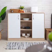 Meuble à chaussures moderne avec porte coulissante pour salon, rangement pratique pour la maison, l'hôtel et l'école, en panneaux de particules/MDF
