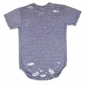 เสื้อยืดผู้ชายโอเวอร์ไซส์ผ้าฝ้าย100% เฮฟวี่เวทเสื้อยืดซักลายกรดสะพายไหล่ตกไซส์หรือผู้ชาย - Product Image 1