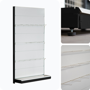 맞춤형 현대식 분리형 금속 슈퍼마켓 선반 및 디스플레이 랙 - OEM 가능, 조립 간편, 녹 방지 분체 도장 - Product Image 1