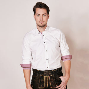 Chemise Sport Traditionnelle Bavaroise à Carreaux pour Homme Style Street Respirant Tricoté Séchage Rapide Été - Product Image 1