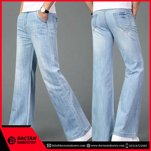 Pakistan Manufacturer <b>Men</b> <b>Flared</b> <b>Jeans</b> Pant High Quality Made <b>Men</b> <b>Flared</b> Pant Low Moq <b>Men</b> <b>Flared</b> <b>Jeans</b> - Product Image 2