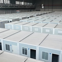 Maison intelligente de luxe Maisons préfabriquées Acier anti-ouragan à deux étages à faible coût avec salle de bain Conteneur pliant Maison préfabriquée