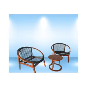 Garden Table And Chairs Set Good Quality Convertible Outdoor Furniture Decorative Luxury Customization Vietnam Manufacturer
