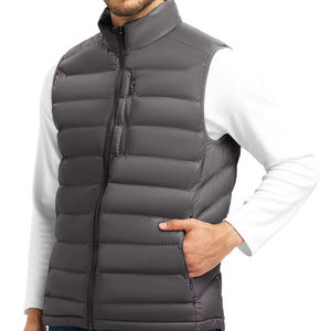 Veste sans manches matelassée pour femmes, vêtements d'automne et d'hiver, fabricant OEM pas cher, couleur et taille personnalisées, veste matelassée pour hommes et femmes - Product Image 1