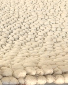 พรมปูพื้นสไตล์อินเดียแบบถักด้วยมือขนแกะแบบห่วงหนาทนทานสำหรับห้องนอนประตูบ้านโรงแรม - Product Image 1