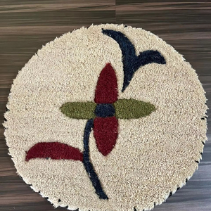 พรมขนแกะนิวซีแลนด์พรมทอมือพรมขนสัตว์พรมน้ำหนักเบาดีไซน์ใหม่สไตล์อินเดีย - Product Image 1