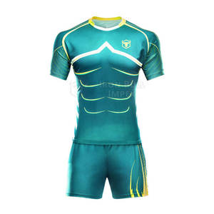 Uniforme Deportivo Personalizable de Primera Calidad, 100% Poliéster, para Rugby y Fútbol, Transpirable y Ecológico, para Adultos, Superventas - Product Image 1