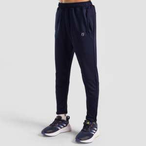 Pantalones Casuales Juveniles 002 Pro Fit, Color Azul Marino, Talla XL, 100% Algodón, Cintura Elástica, Personalizables, Corduroy, Cierre de Cremallera, Ligeros - Product Image 1