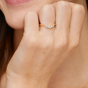 Luxe de tous les jours 10K or laboratoire cultivé bague en diamant élégant bijoux de fiançailles durables pour les fêtes de mariage Simple Design exquis - Product Image 1