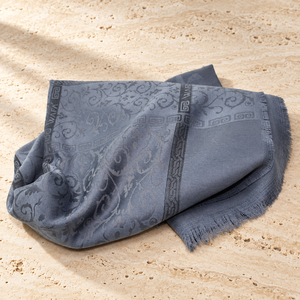 Wafa Premium Plain Dyed Jacquard <b>Chiffon</b> Shawl 70x190 Lightweight Soft Touch Muslim Women Hijab Traditional <b>Scarf</b> Daily Life - Product Image 3