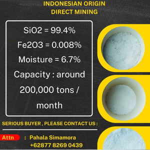 Poudre de sable de silice d'oxyde de calcium de haute qualité 99.50% min pureté ID origine CAS 14808-60-7 pour les industries du verre - Product Image 5
