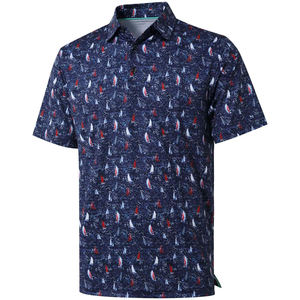 Polos informales de alta calidad OEM a precio de fábrica para hombre, Polo bordado transpirable de secado rápido a granel para Polo personalizado - Product Image 1