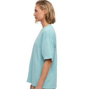 เสื้อยืดคอกลมผ้าคอตตอนสำหรับผู้ชายและผู้หญิงเสื้อเจอร์ซี่ผ้าฝ้าย100% พรีเมี่ยมขนาดใหญ่พิเศษโลโก้กำหนดเอง - Product Image 4