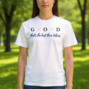 Migliore T-shirt con tre lettere: God That's - Categoria Promozionale - Product Image 3